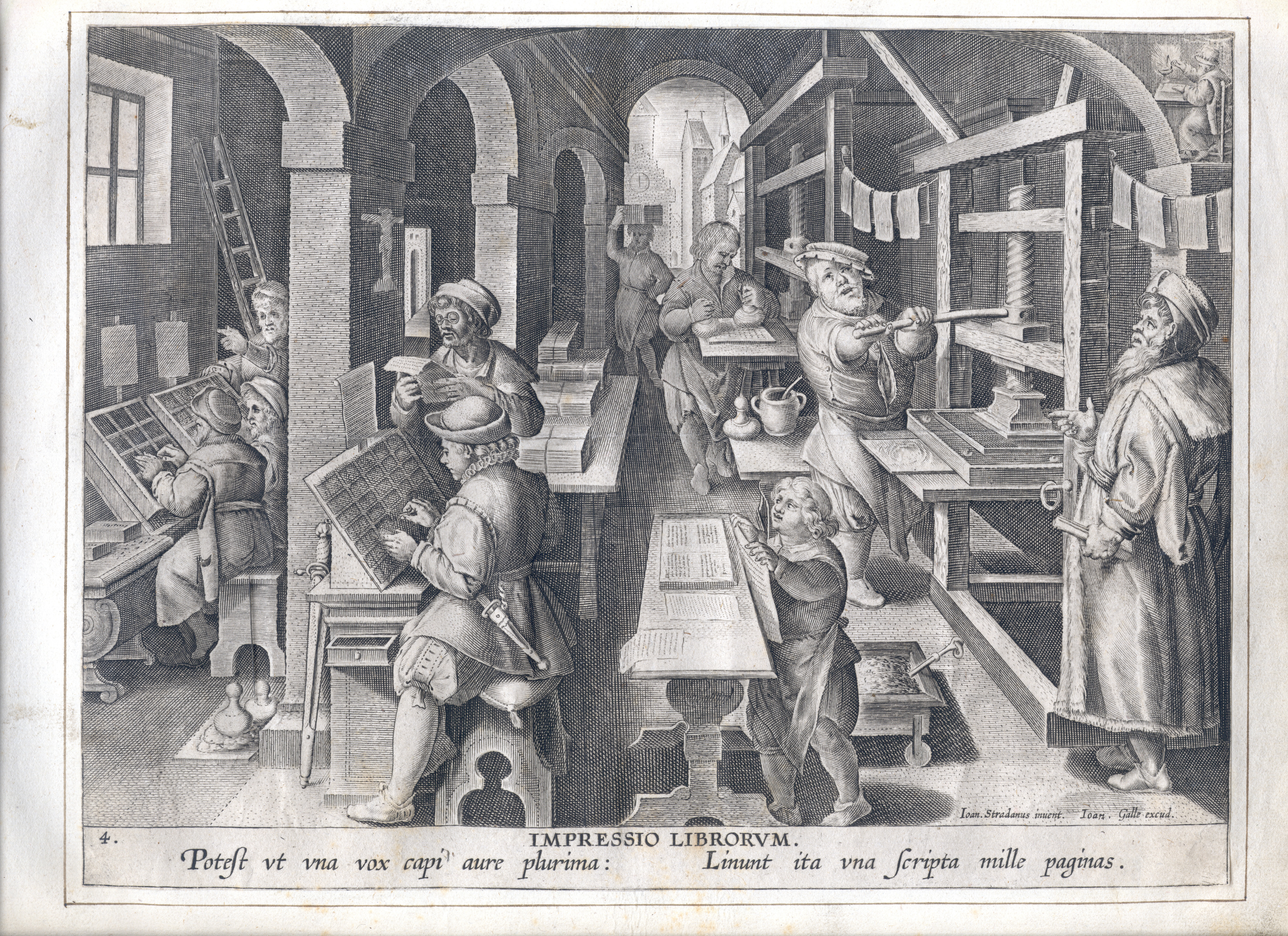 Image of early print shop